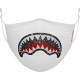 Sprayground Face Mask Trinity Crystal Shark Άσπρο
