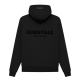Fear of God Essentials Hoodie Stretch Limo Μαύρο
