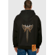 Forgotten Faces CHROME WINGS ULTRA HEAVY OVERSIZED Hoodie Μαύρο