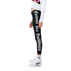 COMME des FUCKDOWN Leggings Biel μαύρο