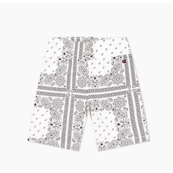 Champion All-Over Bandana Print Biker Short Άσπρο