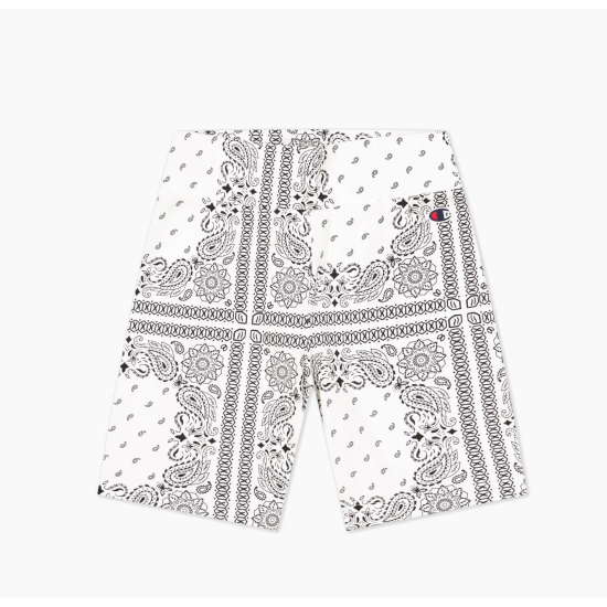 Champion All-Over Bandana Print Biker Short Άσπρο