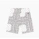 Champion All-Over Bandana Print Biker Short Άσπρο