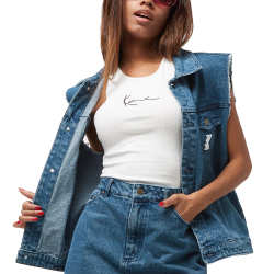 Karl Kani OG Denim Vest Vintage Μπλε