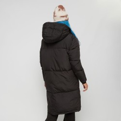 KARL KANI OG HOODED LONG PUFFER COAT Μαύρο