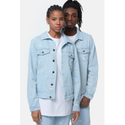 Karl Kani DAISY TRUCKER JACKET UNISEX Μπλε