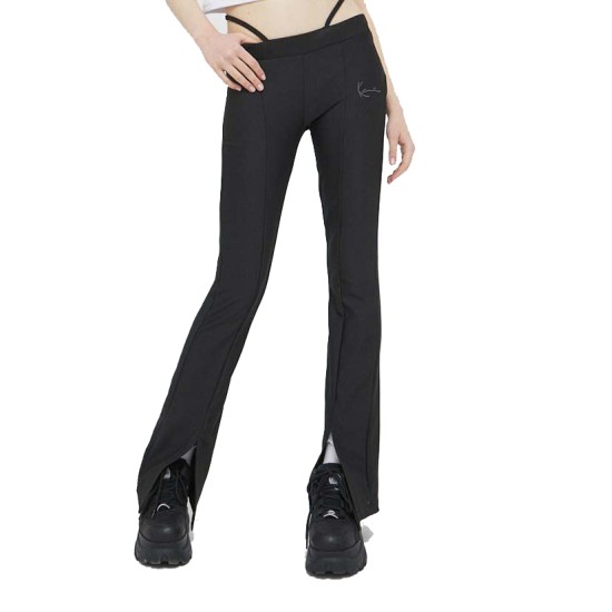 Karl Kani Small Signature Hip String Leggings Μαύρο