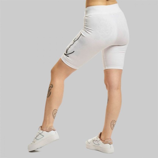 Karl Kani Women's Signature Cycling Shorts Άσπρο
