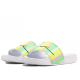 KARL KANI SIGNATURE PINSTRIPE POOL SLIDES Πράσινο Πολύχρωμο