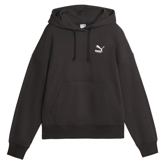 Puma Classics Oversized Hoodie Μαύρο