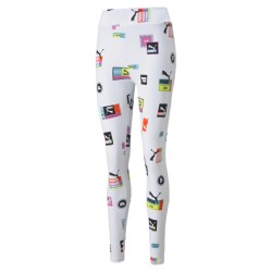 Puma Brand Love Leggings Άσπρο