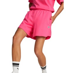 Puma Downtown High Waisted Shorts Ροζ