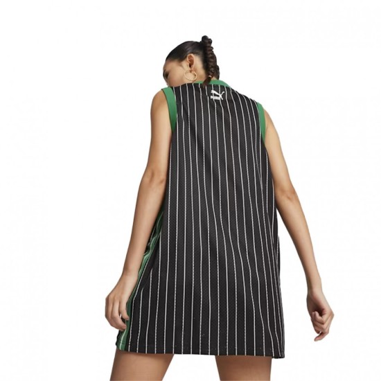 PUMA TEAM FOR THE FANBASE Mesh Tank Dress Μαύρο