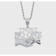 Iced Out Trust No One Pendant Chain