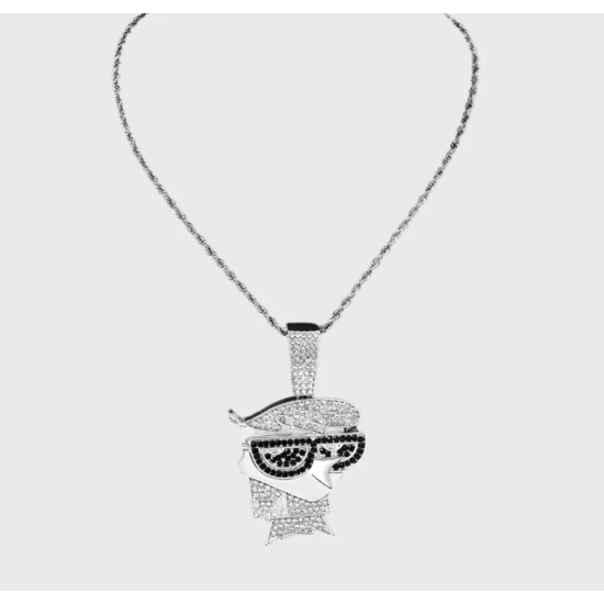 Iced Out Dexters Labratory Chain
