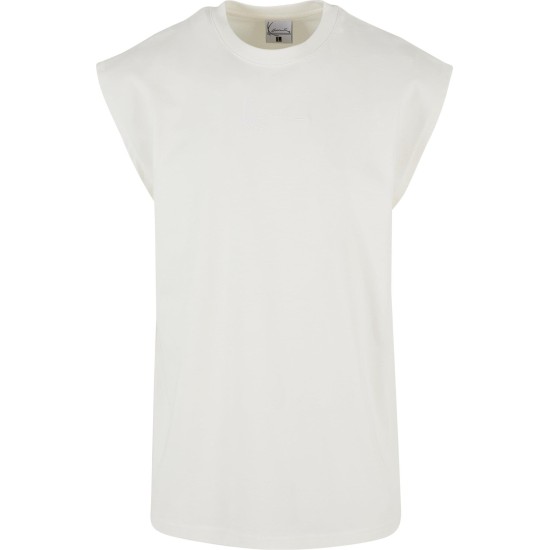 Karl Kani Small Signature Essential Sleeveless Tee off white