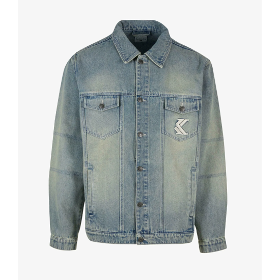 KARL KANI Og Os Padded Denim Jacket Μπλε