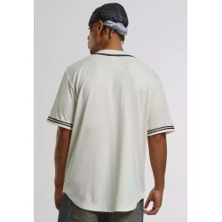 Karl Kani College Baseball shirt Off White/black Μπεζ