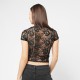 Karl Kani Signature Back Lace Short Tee Μαύρο