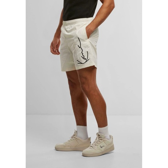 Karl Kani Signature Swim Shorts Μπεζ