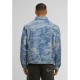 Karl Kani Ανδρικό jacket OG K Distress Camo Os Denim Jacket Μπλε
