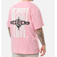 Karl Kani Woven Signature Resist Love T-Shirt Ροζ