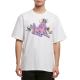 Karl Kani Woven Signature Airbrush Amor Tee White/Pink Άσπρο