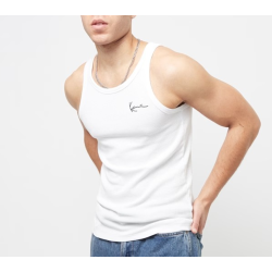 Karl Kani Chest Signature Essential Waffle Tanktop Άσπρο