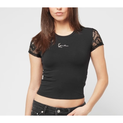 Karl Kani Signature Back Lace Short Tee Μαύρο