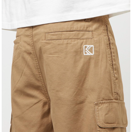 Karl Kani Retro Washed Cargo Shorts Μπεζ