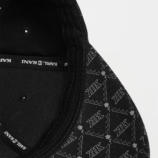 Karl Kani Καπέλο Kk Monogram Baseball Cap Μαύρο