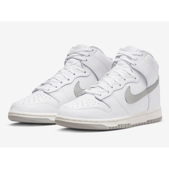 Nike Dunk High Neutral Grey Άσπρο