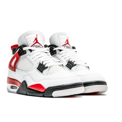 Jordan 4 Retro Red Cement  Άσπρο