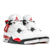 Jordan 4 Retro Red Cement  Άσπρο