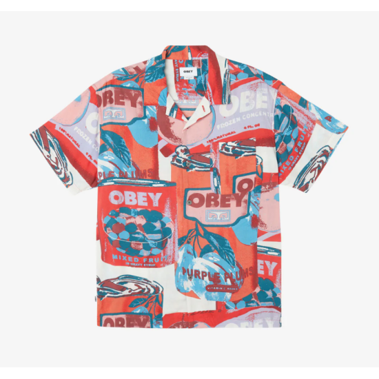 OBEY FRUIT CANS SS SHIRT