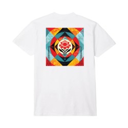 OBEY GEOMETRIC POWER CANVAS TEE Άσπρο