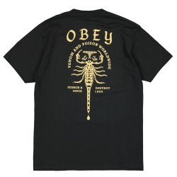 OBEY SCORPION TEE Μαύρο