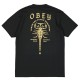 OBEY SCORPION TEE Μαύρο