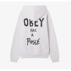 Obey Posse Extra Heavy Ηoodie Γκρι
