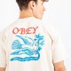 OBEY PEACE DELIVERY DOVE TEE CREAM Μπεζ