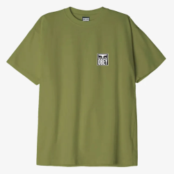 OBEY EYES ICON 2 HEAVY WEIGHT CLASSIC BOX TEE Πράσινο