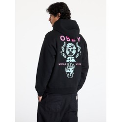 OBEY Helping Hand Hoodie Μαύρο