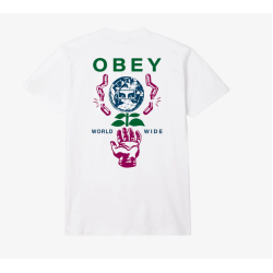 OBEY HELPING HAND TEE WHITE Άσπρο