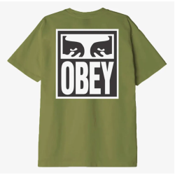 OBEY EYES ICON 2 HEAVY WEIGHT CLASSIC BOX TEE Πράσινο