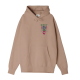 OBEY Helping Hand Hoodie Καφέ