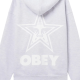 OBEY BOLD STAR EXTRA HEAVY HOODIE ASH GREY Γκρι
