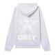OBEY BOLD STAR EXTRA HEAVY HOODIE ASH GREY Γκρι