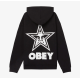Obey BOLD HEAVYWEIGHT PULLOVER HOOD Μαύρο