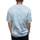 Ανδρικό T-Shirt Σιέλ - Karl Kani Small Signature Logo Pinstripe