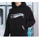 Pegador Carrs Boxy Hoodie Washed Μαύρο
